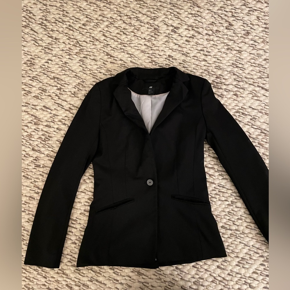 Business casual, H&M, Used blazer, black, long sleeve